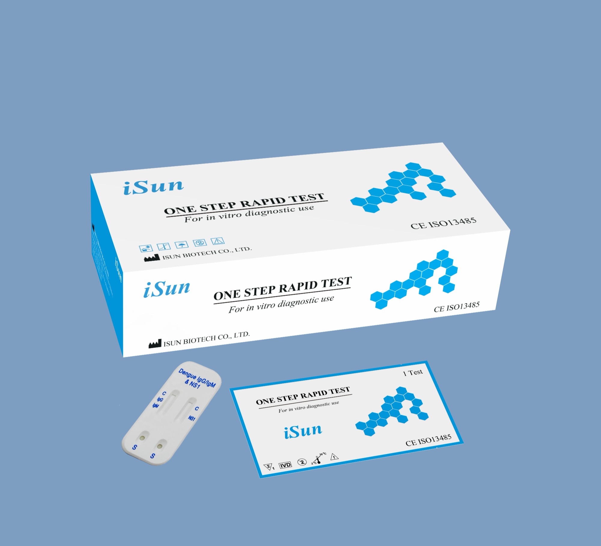 One Step Dengue IgG/IgM/NS1 Combo Test